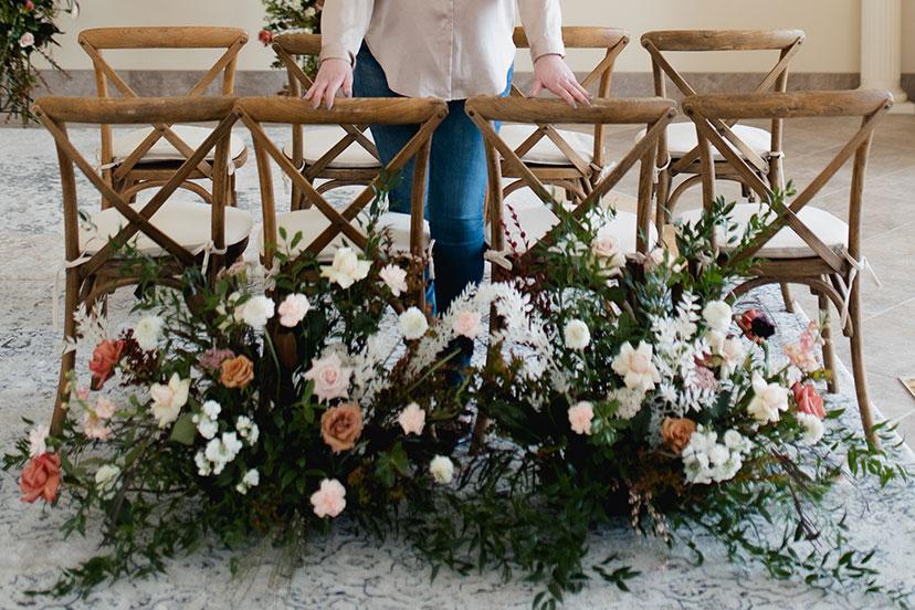 Wedding florist  Styled Shoot